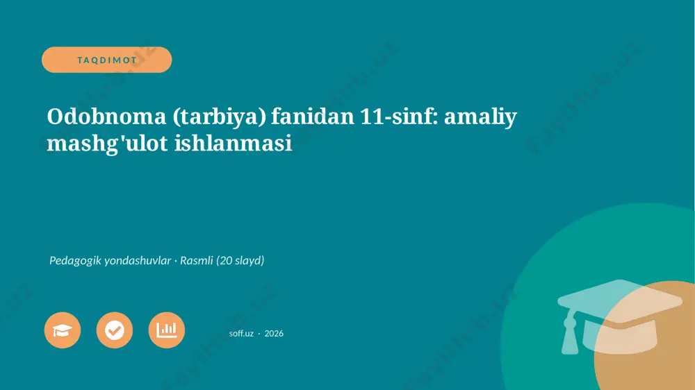 03281_odobnoma_tarbiya_fanidan_11_sinf_amaliy — PPTX