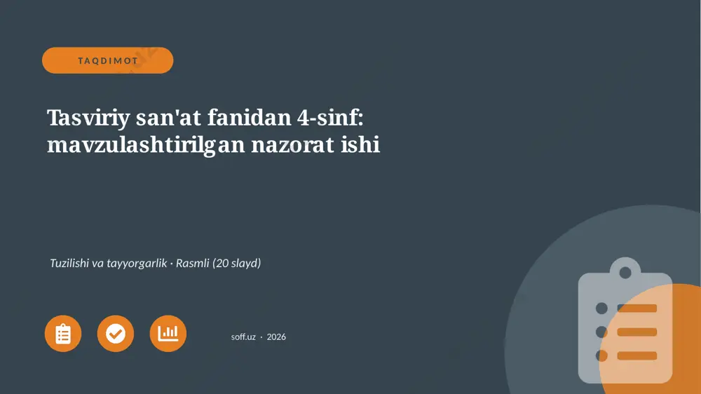01589_tasviriy_sanat_fanidan_4_sinf_mavzulasht — PPTX