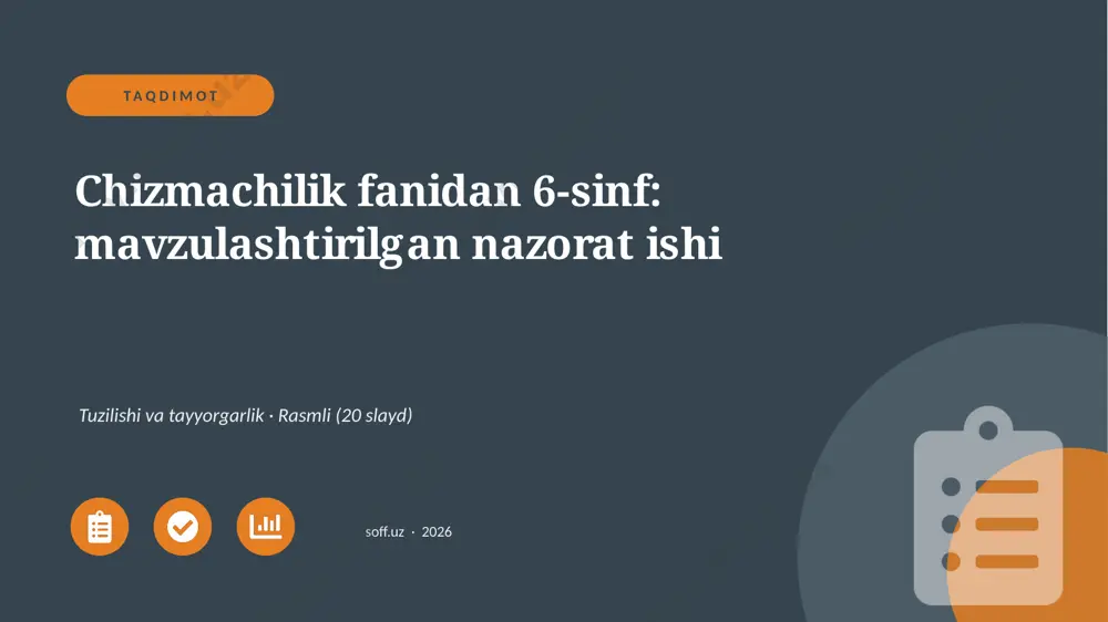 01569_chizmachilik_fanidan_6_sinf_mavzulashtir — PPTX