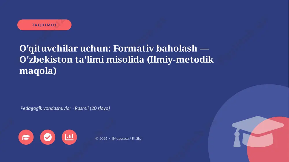 00123_oqituvchilar_uchun_formativ_baholash — PPTX