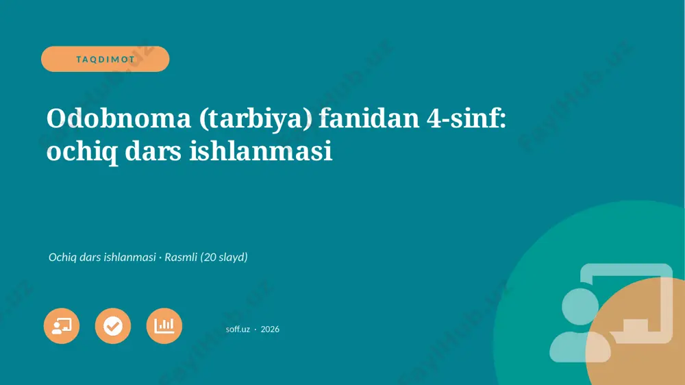 01131_odobnoma_tarbiya_fanidan_4_sinf_ochiq_da — PPTX