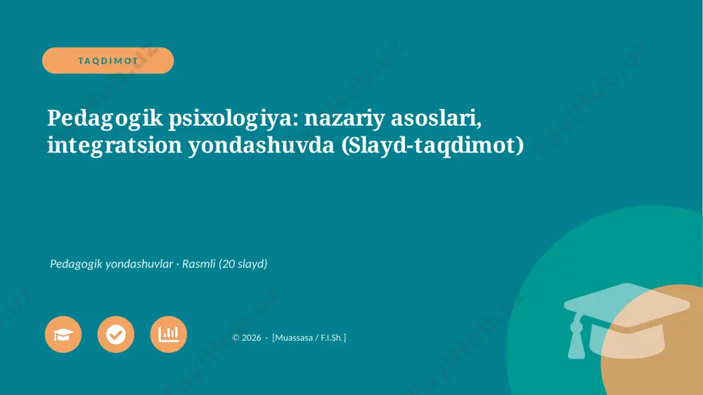 06661_pedagogik_psixologiya_nazariy_asoslari — PPTX