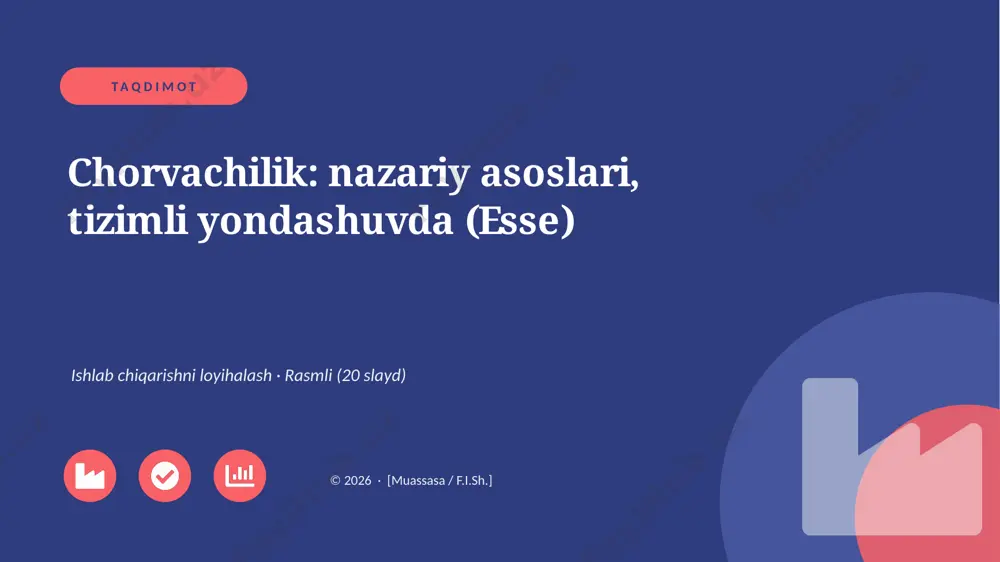05263_chorvachilik_nazariy_asoslari_tizimli_yo — PPTX