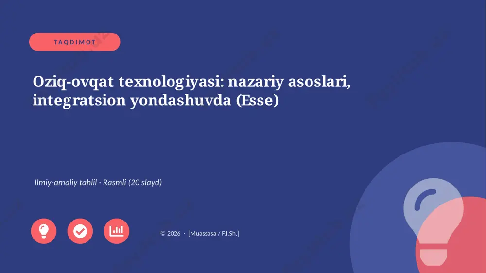 07143_oziq_ovqat_texnologiyasi_nazariy_asoslar — PPTX
