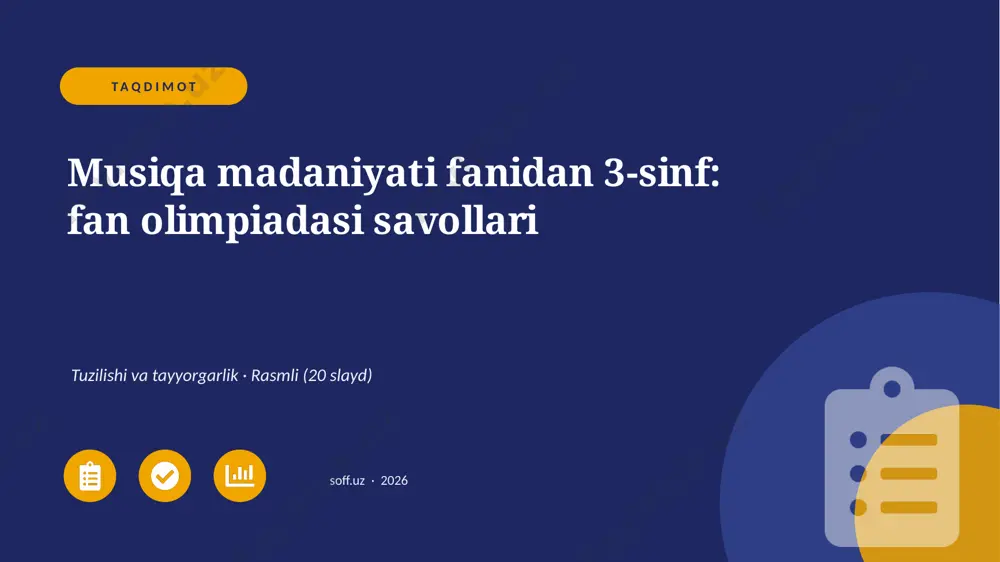 02884_musiqa_madaniyati_fanidan_3_sinf_fan_oli — PPTX