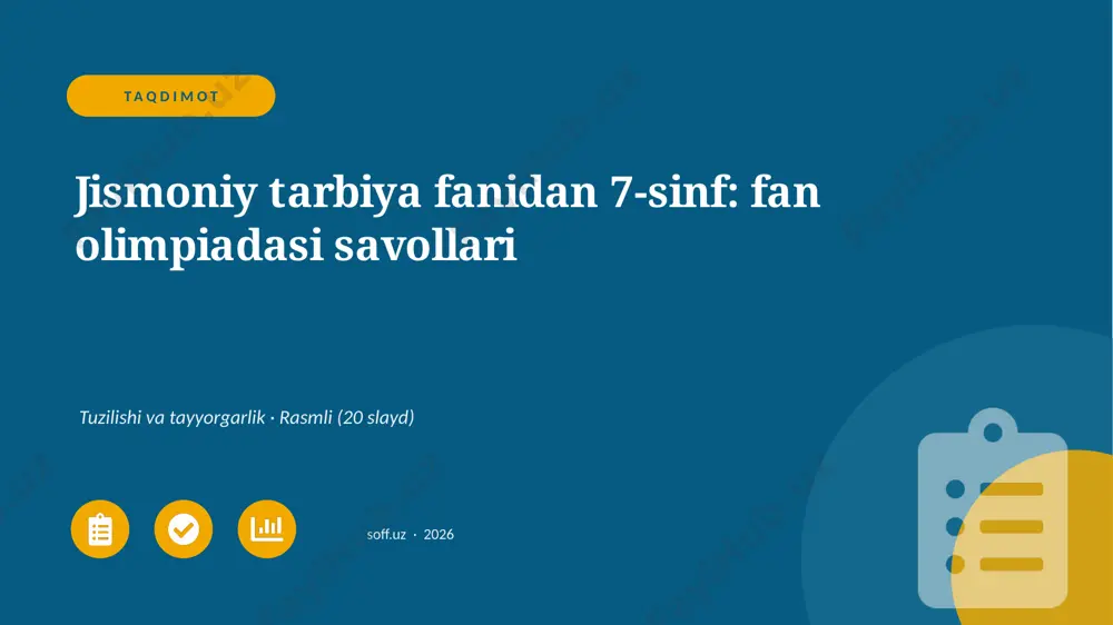 02910_jismoniy_tarbiya_fanidan_7_sinf_fan_olim — PPTX