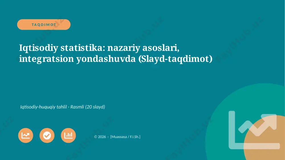 06121_iqtisodiy_statistika_nazariy_asoslari — PPTX