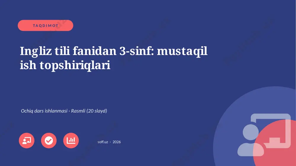 02353_ingliz_tili_fanidan_3_sinf_mustaqil_ish — PPTX
