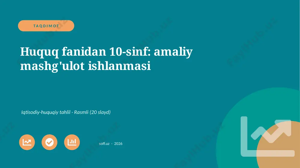 03351_huquq_fanidan_10_sinf_amaliy_mashgulot_i — PPTX