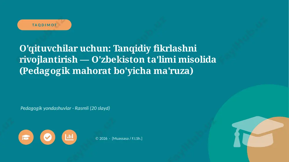 00031_oqituvchilar_uchun_tanqidiy_fikrlashni — PPTX