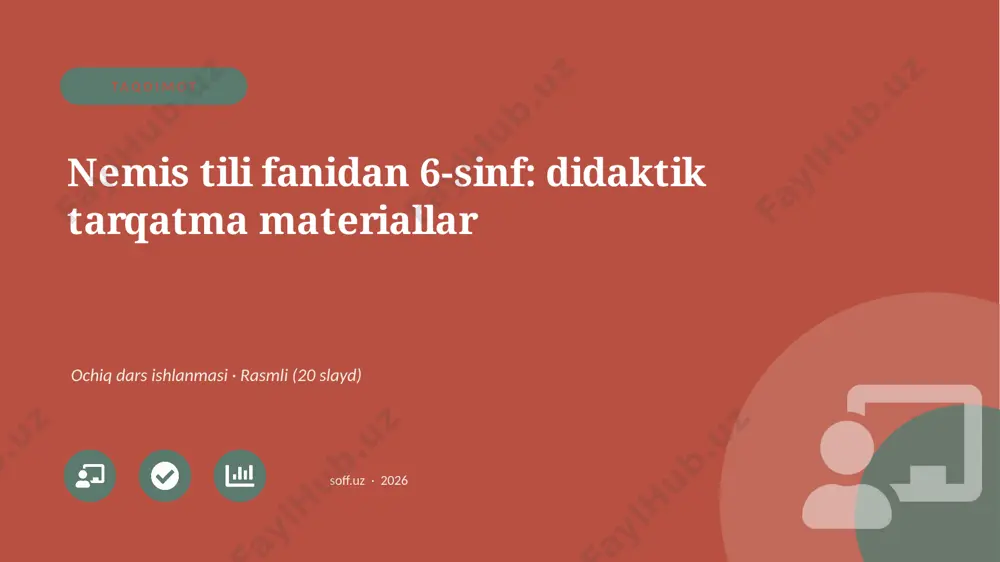 02057_nemis_tili_fanidan_6_sinf_didaktik_tarqa — PPTX
