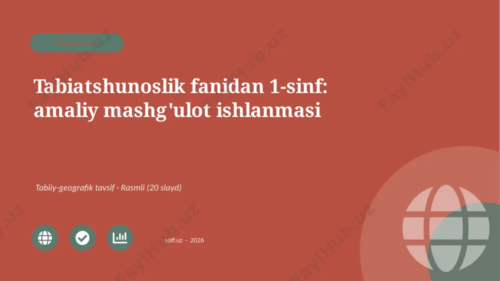 03267_tabiatshunoslik_fanidan_1_sinf_amaliy_ma — PPTX