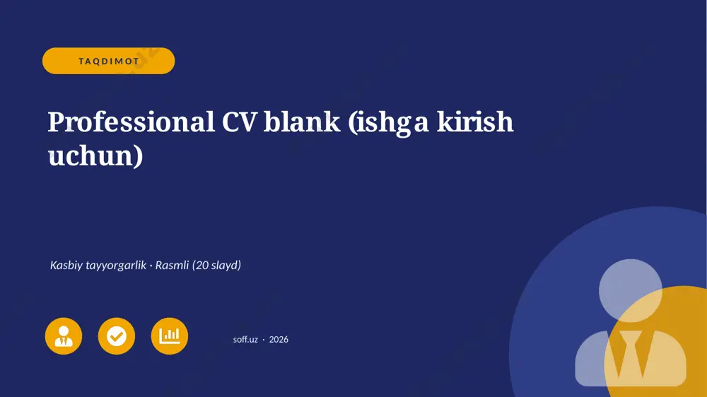 0024_v1_professional_cv_blank_ishga_kirish — PPTX
