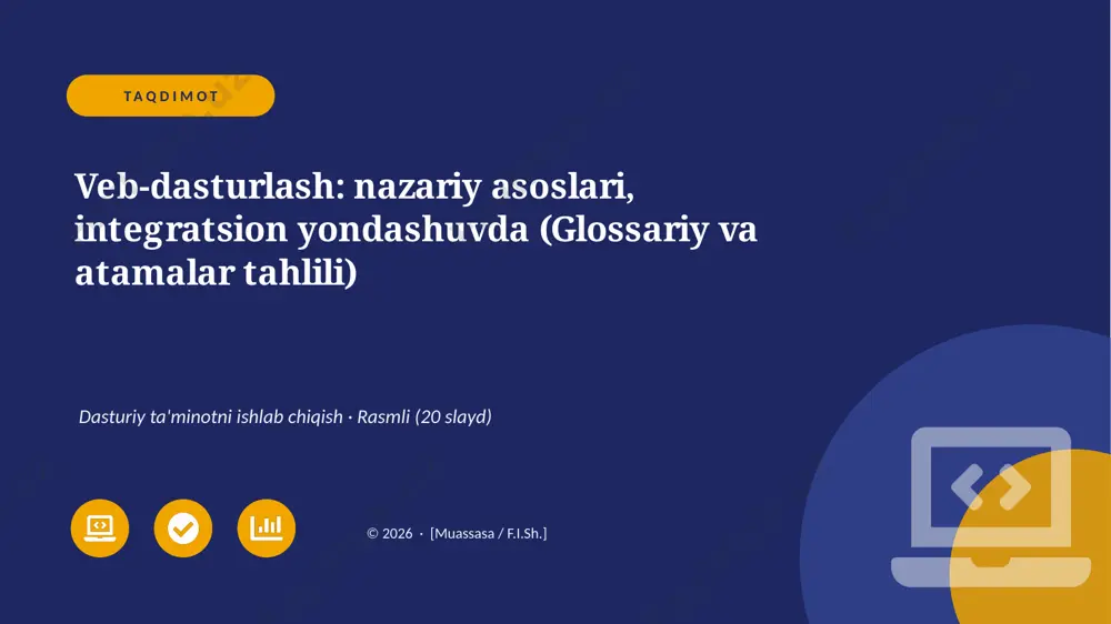 06384_veb_dasturlash_nazariy_asoslari_integrat — PPTX
