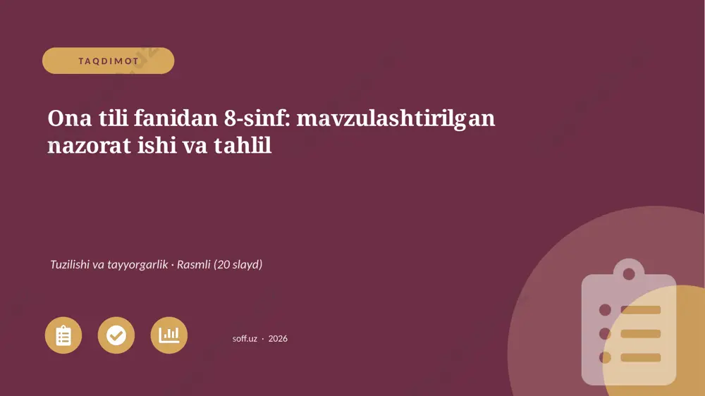 00592_ona_tili_fanidan_8_sinf_mavzulashtirilga — PPTX