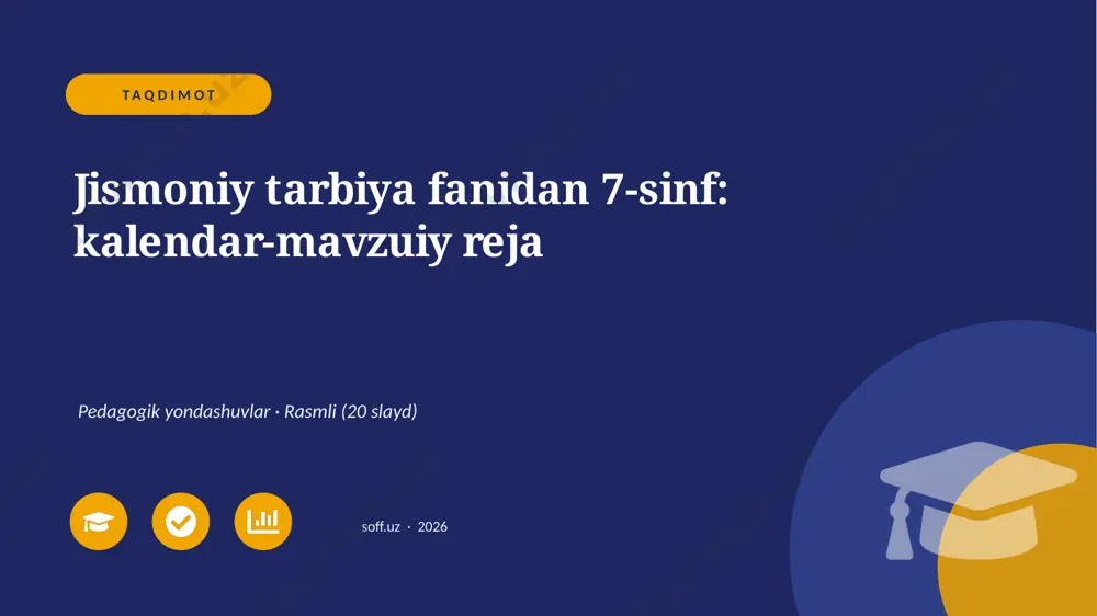 04164_jismoniy_tarbiya_fanidan_7_sinf_kalendar — PPTX