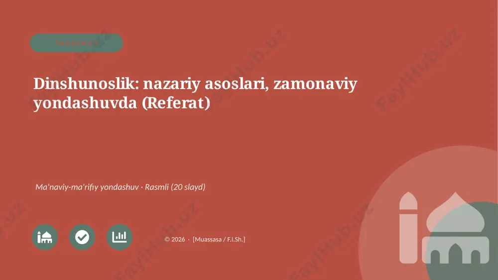 03697_dinshunoslik_nazariy_asoslari_zamonaviy — PPTX