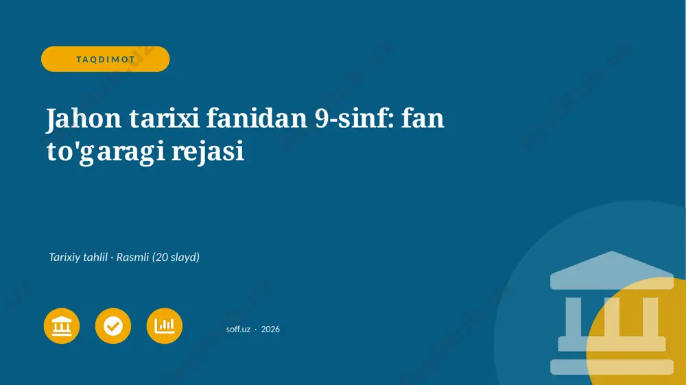 02600_jahon_tarixi_fanidan_9_sinf_fan_togaragi — PPTX