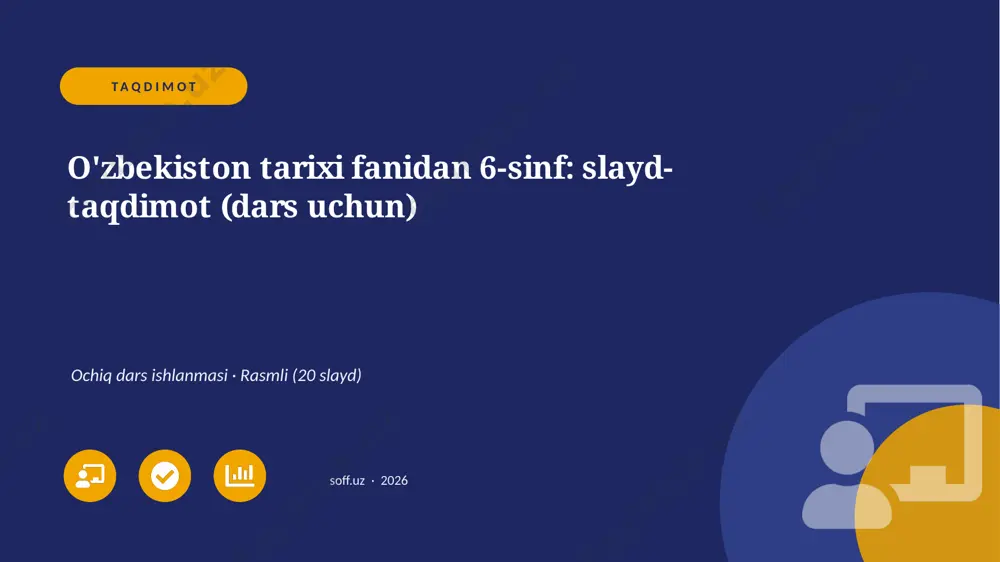 0964_v1_ozbekiston_tarixi_fanidan_6_sinf_s — PPTX
