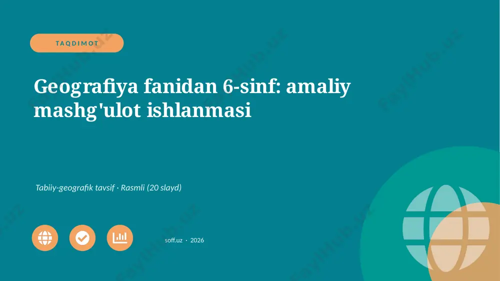 03231_geografiya_fanidan_6_sinf_amaliy_mashgul — PPTX