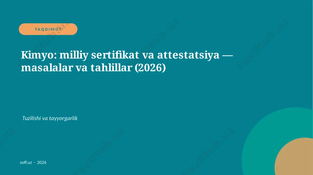 22_kimyo_testlari — PPTX