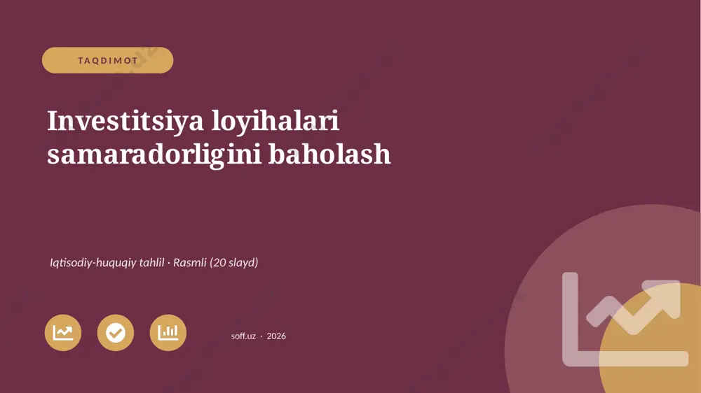 0362_v1_investitsiya_loyihalari_samaradorl — PPTX
