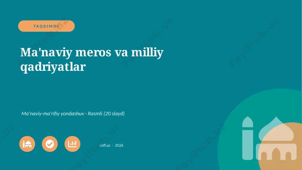00421_manaviy_meros_va_milliy_qadriyatlar — PPTX