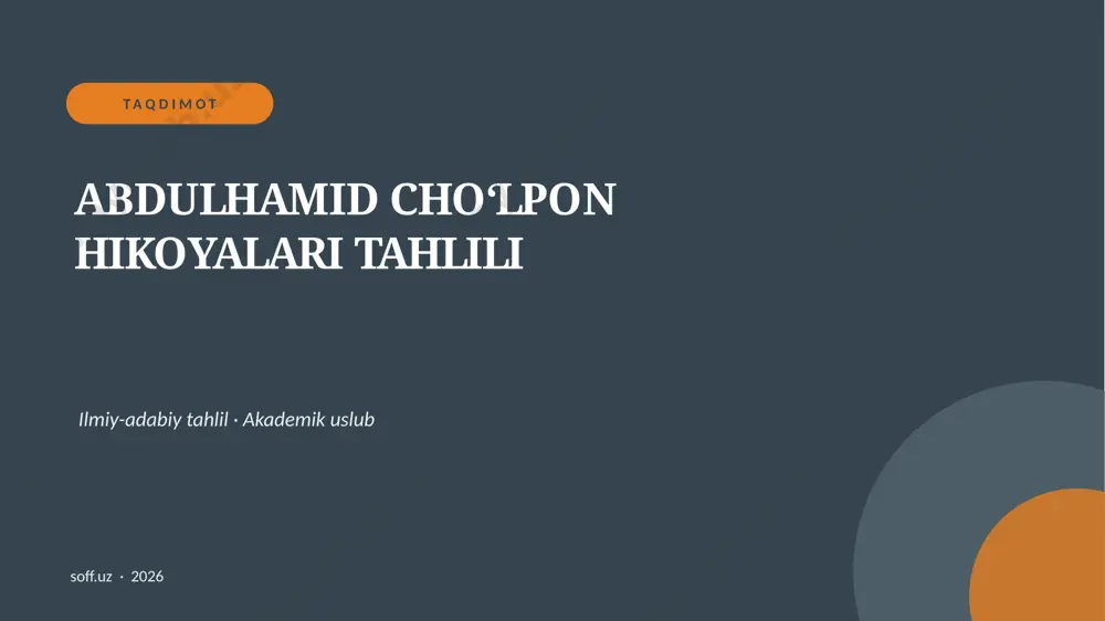 069_v1_abdulhamid_cho_lpon_hikoyalari_tahlili — PPTX