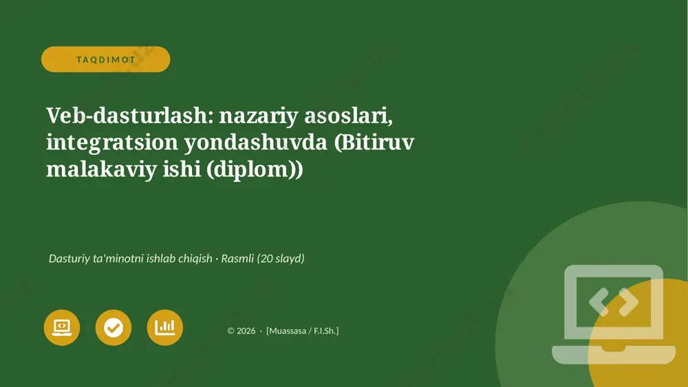 06376_veb_dasturlash_nazariy_asoslari_integrat — PPTX