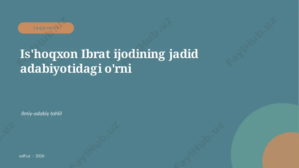 49_ibrat_ijodi — PPTX
