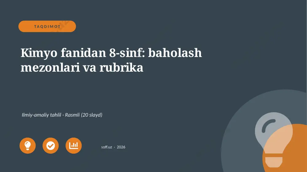 03879_kimyo_fanidan_8_sinf_baholash_mezonlari_ — PPTX