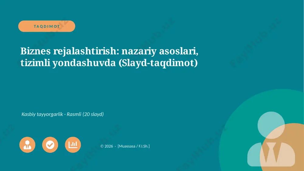 04301_biznes_rejalashtirish_nazariy_asoslari_t — PPTX