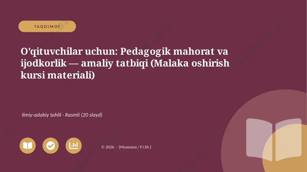 00322_oqituvchilar_uchun_pedagogik_mahorat_va — PPTX