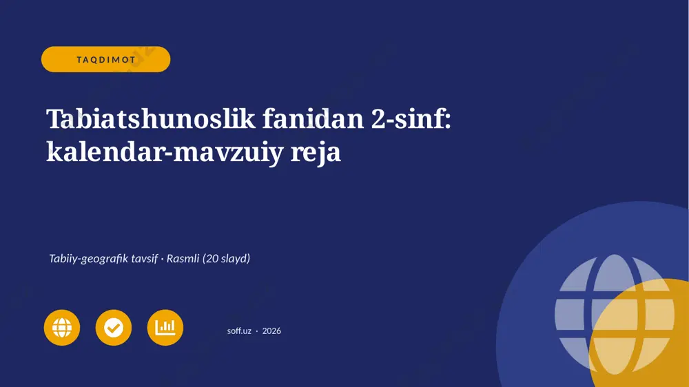04104_tabiatshunoslik_fanidan_2_sinf_kalendar_ — PPTX