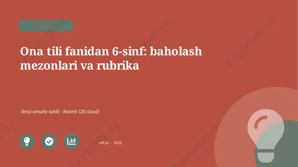 03797_ona_tili_fanidan_6_sinf_baholash_mezonla — PPTX