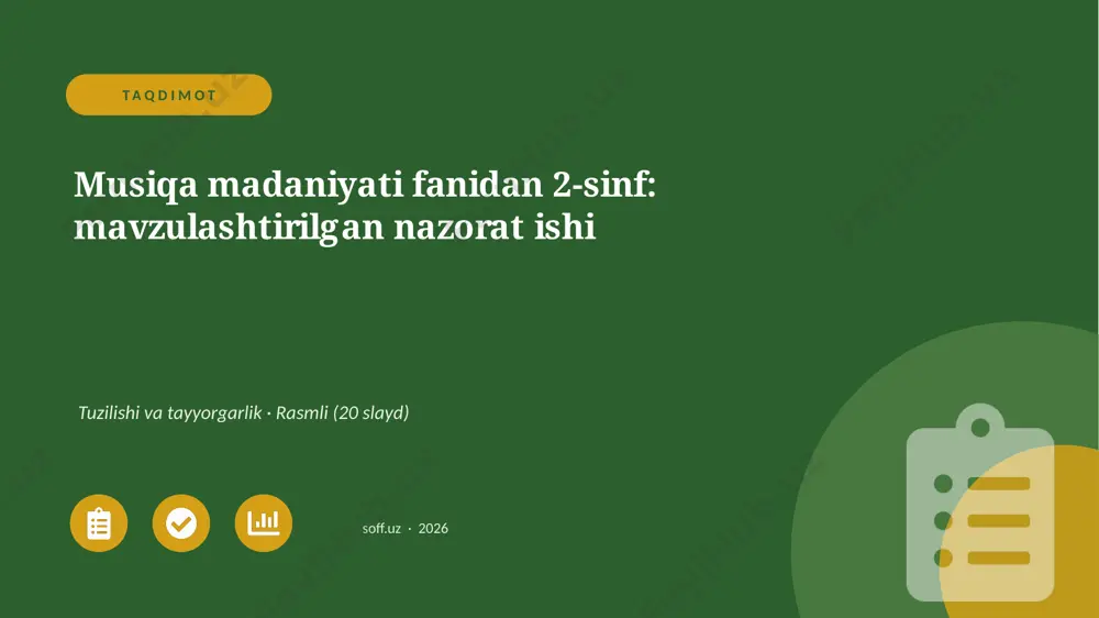 01576_musiqa_madaniyati_fanidan_2_sinf_mavzula — PPTX