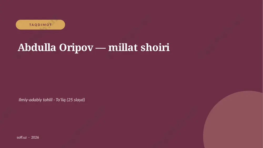 0427_v2_abdulla_oripov_millat_shoiri — PPTX