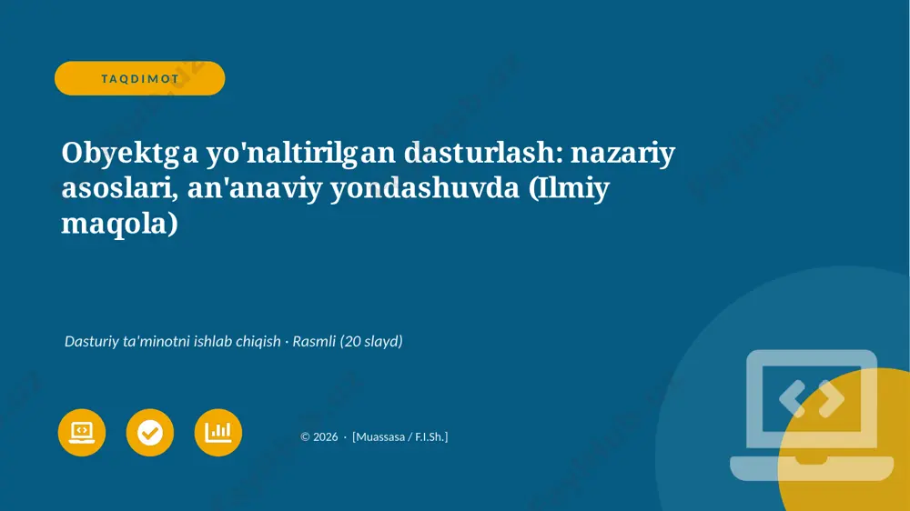 00830_obyektga_yonaltirilgan_dasturlash_nazari — PPTX