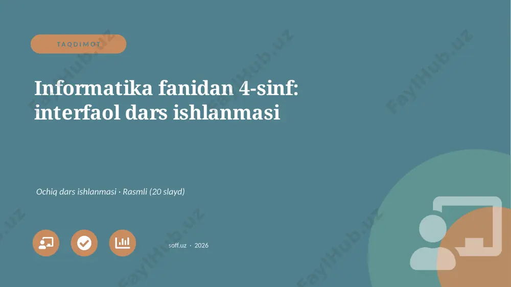 03468_informatika_fanidan_4_sinf_interfaol_dar — PPTX