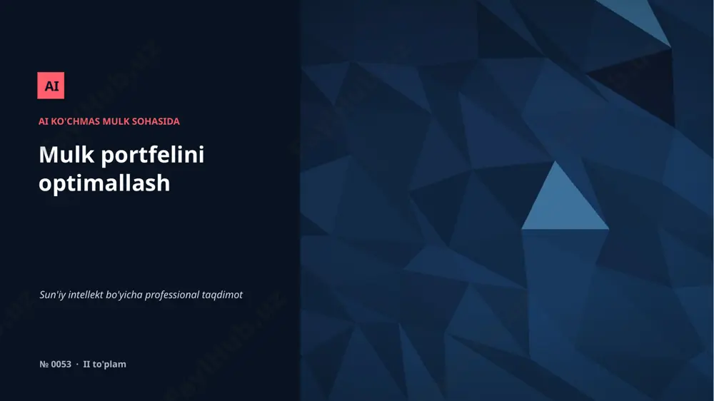 0052_mulk_portfelini_optimallash — PPTX