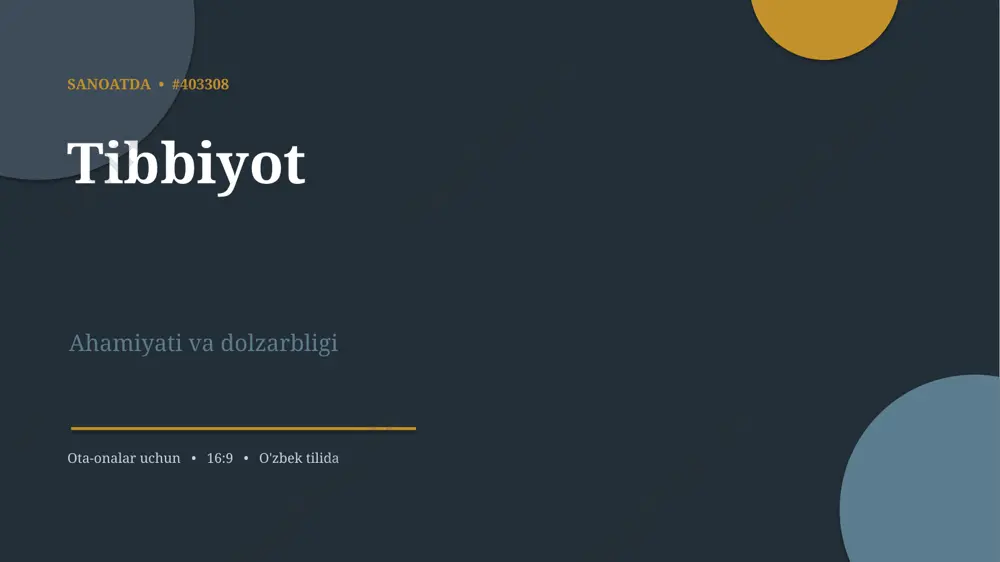 0403308_tibbiyot — PPTX