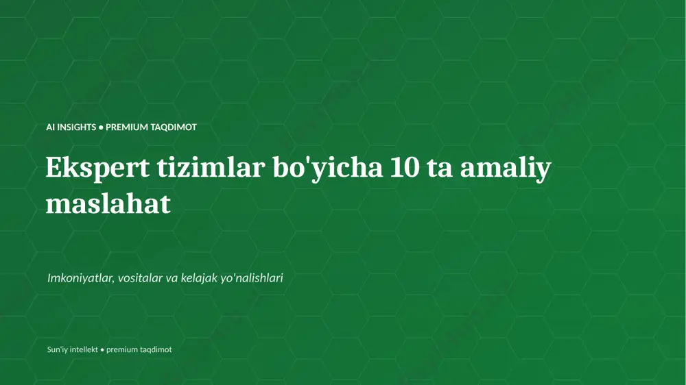 0206_ekspert_tizimlar_boyicha_10_ta_amaliy_maslahat — PPTX