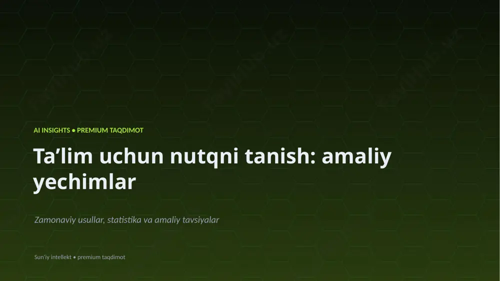 1189_talim_uchun_nutqni_tanish_amaliy_yechimlar — PPTX