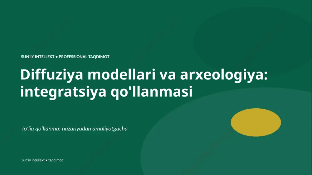 0836_diffuziya_modellari_va_arxeologiya_integratsiy — PPTX