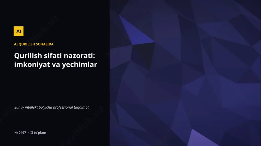 0496_qurilish_sifati_nazorati_imkoniyat_va_yechimla — PPTX