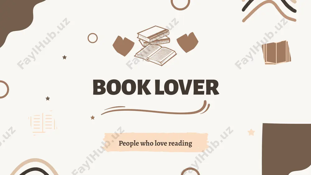 book lover — PPTX