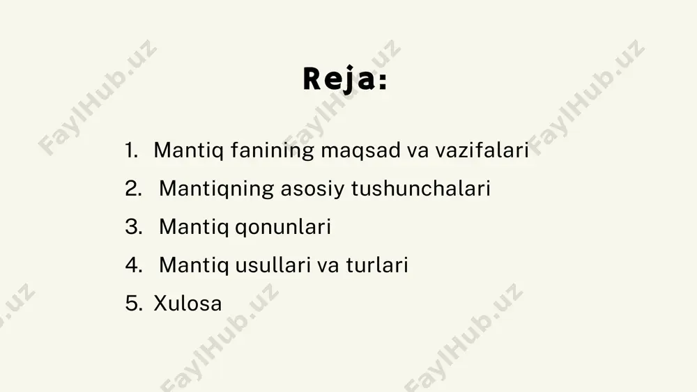osaning premissalardan mantiqiy ravishda kelib chiqishini ta'minlasa, u dalil hisoblanadi. notog'ri dalilda esa bunday mantiqiy bog'liqlik yo'q. misol uchun: * dalil: barcha mushuklar sut ichadi. tom - mushuk. demak, tom sut ichadi. * notog'ri dalil: barcha qushlar uchadi. ko'rshapalak uchadi. demak, ko'rshapalak - qush. * haqiqat va yolg'on: mulohazaning voqelikka mos kelishi yoki kelmasligidir. shuni yodda tutish kerakki, yaxshi tuzilgan dalil yolg'on premissalar tufayli yolg'on xulosaga olib kelishi mumkin. masalan: barcha baliqlar qanotli. kit - baliq. demak, kit qanotli. bu dalil to'g'ri tuzilgan, ammo premissalar yolg'on bo'lgani uchun xulosa ham yolg'on. mantiqiy qonunlar mantiqiy fikrlash 4 ta asosiy qonunga asoslanadi: * ziddiyat qonuni: bir vaqtning o'zida bir xil munosabatda bo'lgan ikki qarama-qarshi mulohaza birgalikda haqiqat bo'la olmaydi. misol uchun, "ob-havo hozir issiq va sovuq bo'lishi mumkin emas.“ * uchinchi holatning istisno qilinishi qonuni: har qanday mulohaza yoki haqiqat, yoki yolg'on, uchinchi holat mavjud emas. misol uchun, "bu kitob qiziqarli yoki …