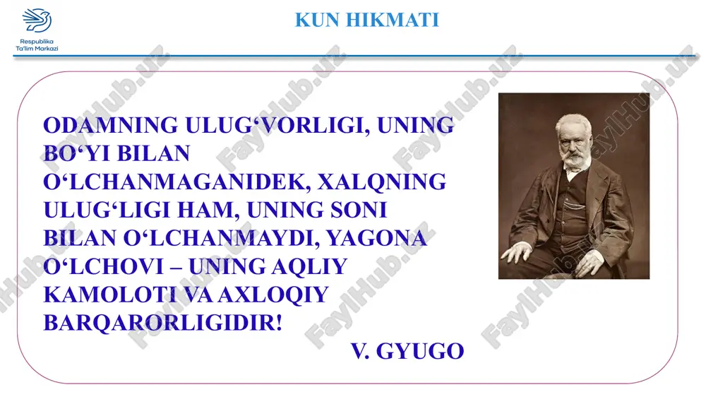 larda yotib, pistirmalarda tunab, yolg‘izlikka mutlaqo o‘rganib ketgan omon mergan xotinsiz uyiga ham ko‘nikdi. – men ketay deb, tez yetay deb bog‘ladim belga kamar. (cho‘lpon) kamar i- g‘orsimon o‘yiq joy kamar ii tasma, qayish bilib oling omonim so‘zlar, odatda, lug‘atlardagina (nutq tarkibiga kirmagan holatda) omonim bo‘lib turadi. ular shaklan bir xil bo‘lsa-da, bitta so‘z emas. omonim so‘zlarning har biri nutqda biror grammatik shakllarni qabul qiladi va shundagina ularning qaysi ma’noni ifodalashi ayon bo‘ladi. agar shunday bo‘lmasa, omonimlarning ma’nosini anglab bo‘lmay qolar va bu ayrim fikrni tushunishda chalkashliklarni keltirib chiqarar edi. she’riyatda omonim so‘zlar turkiy tuyuq janri uchun xizmat qiladi. test sinovi 1. quyidagi qaysi qatorda ot (ism), ot (hayvon), ot (fe’l) so‘zlarining noto‘g‘ri tavsifi berilgan: a) bir xil shaklga ega bo‘lgan uchta so‘z; b) bir xil shakldagi alohida ma’noga ega bo‘lgan so‘zlar; c) o‘zaro omonim so‘zlar; d) bir xil shaklga ega bo‘lgan ko‘p ma’noli so‘z. 2. quyidagi so‘zlarning qaysi biri …