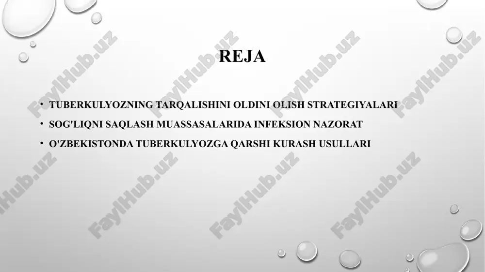 og'liqni saqlash muassasalarida tuberkulyoz infeksiyasini oldini olish uchun infektsion nazorat qoidalarini qat'iy rioya qilish zarur. bu, kasallikning tarqalishini kamaytiradi. o'z vaqtida tekshiruv kasallikni erta aniqlash uchun bemorlarni muntazam ravishda tekshirish muhimdir. bu tuberkulyozni tezda davolash imkonini beradi va infeksiya tarqalishini oldini oladi. shaxsiy gigiena shaxsiy gigiena qoidalariga rioya qilish, masalan, qo'llarni toza saqlash va niqob taqish, tuberkulyozning tarqalishini sezilarli darajada kamaytiradi. o'quv dasturlari kasallik haqida o'quv dasturlarini tashkil etish, xodimlar va bemorlarni tuberkulyoz va uning oldini olish usullari haqida ma'lumot bilan ta'minlaydi. infektsion nazoratni ta'minlashda zamonaviy texnologiyalardan foydalanish. zamonaviy texnologiyalar, jumladan, avtomatlashtirilgan monitoring tizimlari va xavfsizlik kameralarini qo'llash, tuberkulyozga qarshi infeksion nazoratni kuchaytiradi. ushbu texnologiyalar yordamida kasallik tarqalishini tezda aniqlash va oldini olish mumkin. - avtomatik havalandirish tizimlari - raqamli sog'liqni saqlash ilovalari - ma'lumotlar analitika va sun'iy intellekt. photo by jakub żerdzicki on unsplash sog'liqni saqlash muassasalarida tuberkulyozga qarshi kurashda jamoatchilik ishtiroki. jamoatchilikning roli ta'lim va xabardorlik kengash va …
