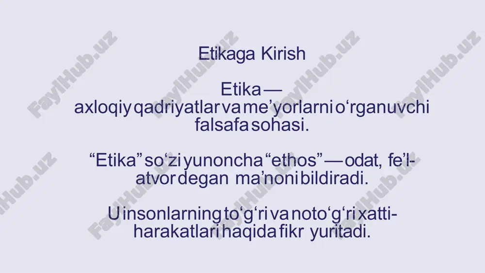 etika mo'hiyat va ahamiyati - Page 2